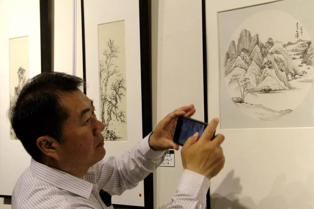 杜鹏山水丘山积卑61杜鹏国画作品展盛大启幕