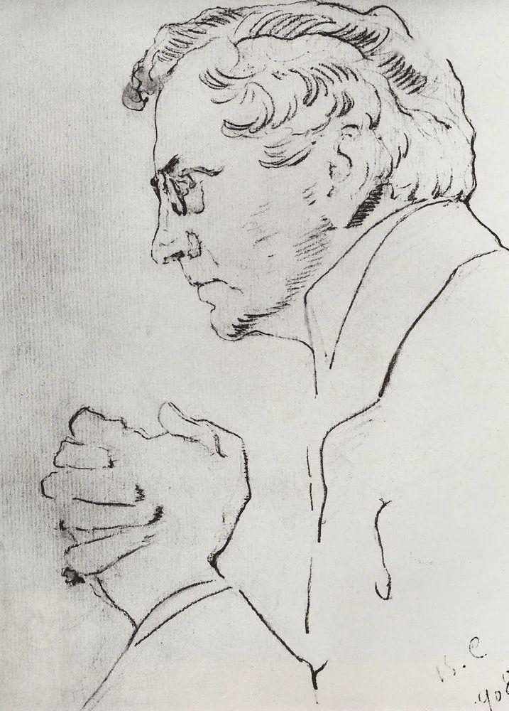 俄罗斯绘画大师谢洛夫素描欣赏