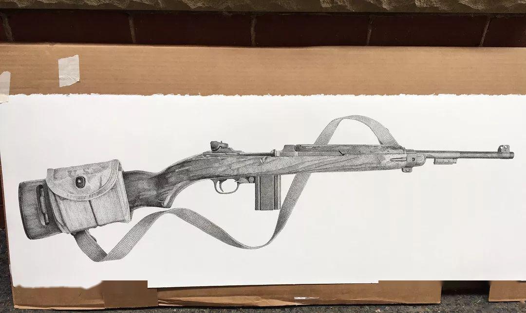 霰弹枪怎么画画法图片