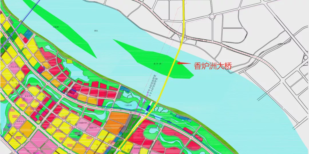 长沙将新添一座跨湘江大桥位置就在这里