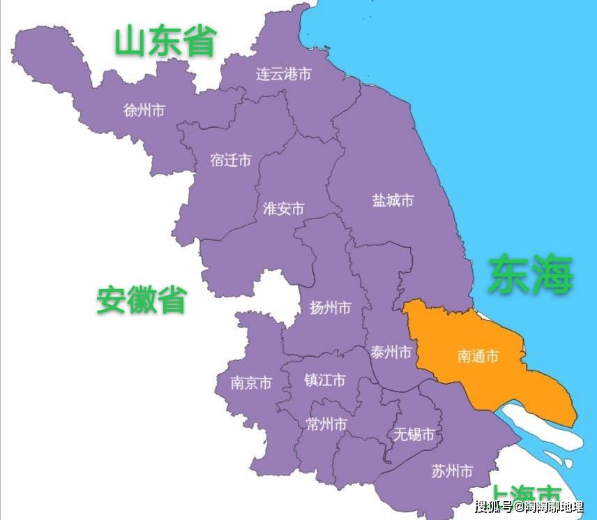 原创南通市3区1县4市建成区面积排名最大是崇川区最小是启东市