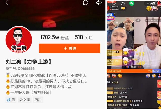 快手正在抛弃辛巴散打哥_刘二狗