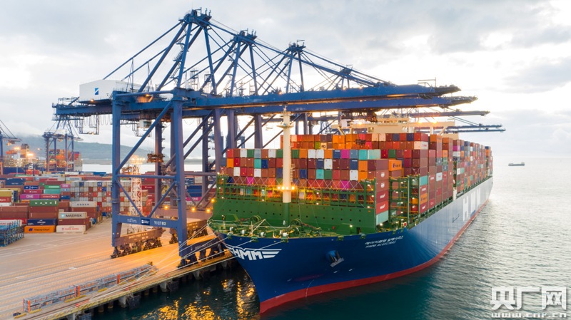 algeciras(现代商船阿尔赫西拉斯)"轮首航