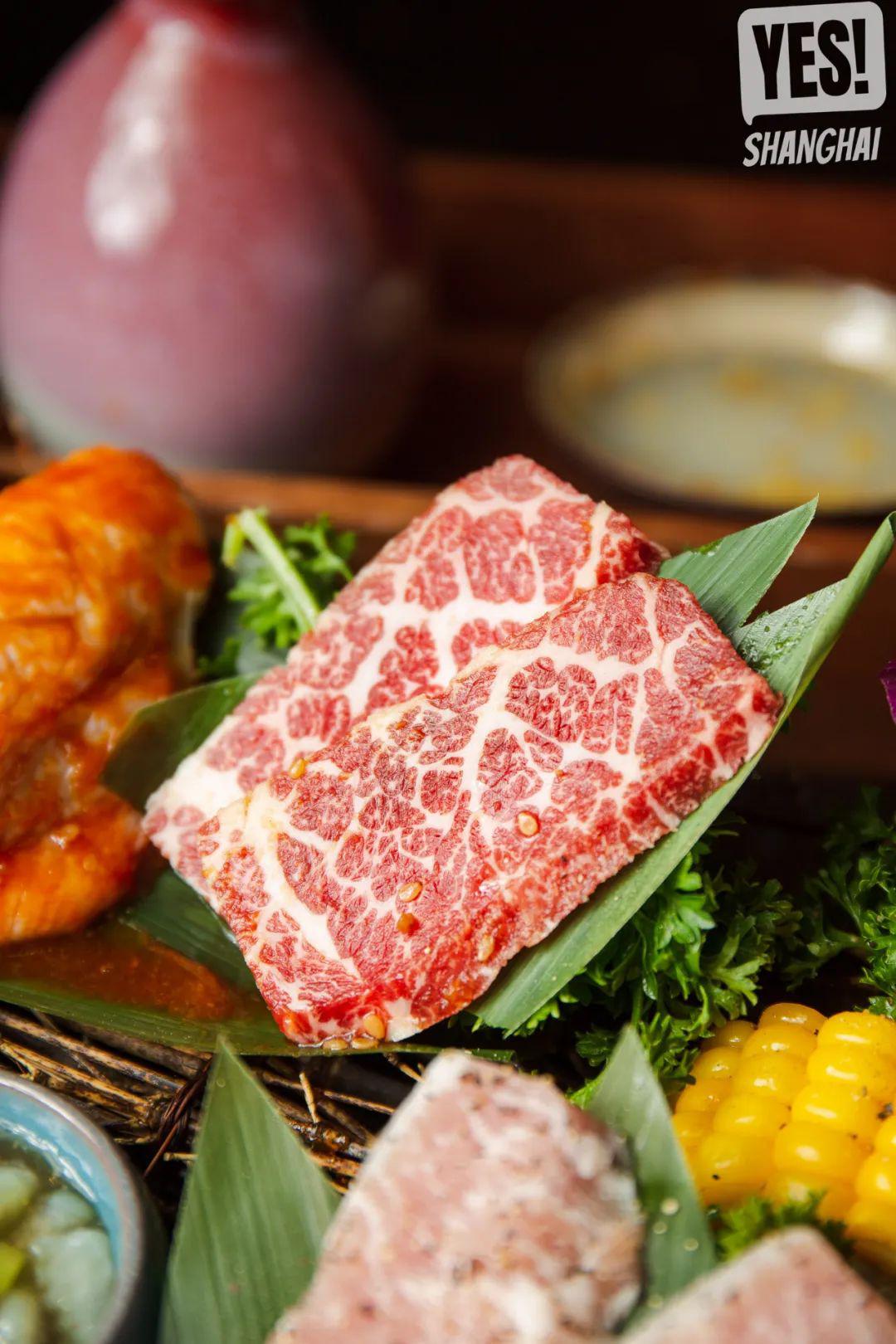 自带雪花纹的m级牛小排