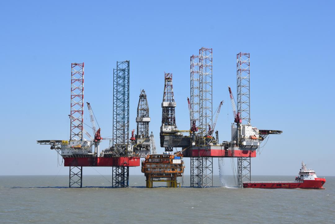 平台勘探二号,勘探三号,勘探七号海洋石油工程有限公司上海钻井分公司