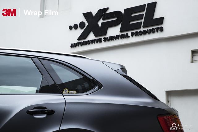 xpel深圳外星人出品宾利添越改色陶瓷深邃灰