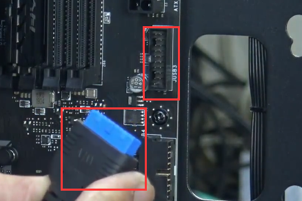 0接口,接头标有"usb"接向"jusb1"或者"jusb2",想接哪个接