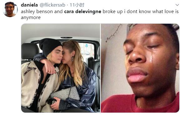ashley benson和cara delevingne分手了,我再也不理解什么是爱了