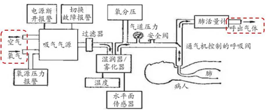 呼吸机工作原理对于不幸感染了新冠病毒并出现了呼吸困难的患者,最