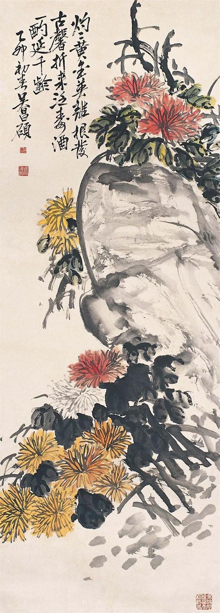 走进吴昌硕的花鸟世界100张精品美醉人心