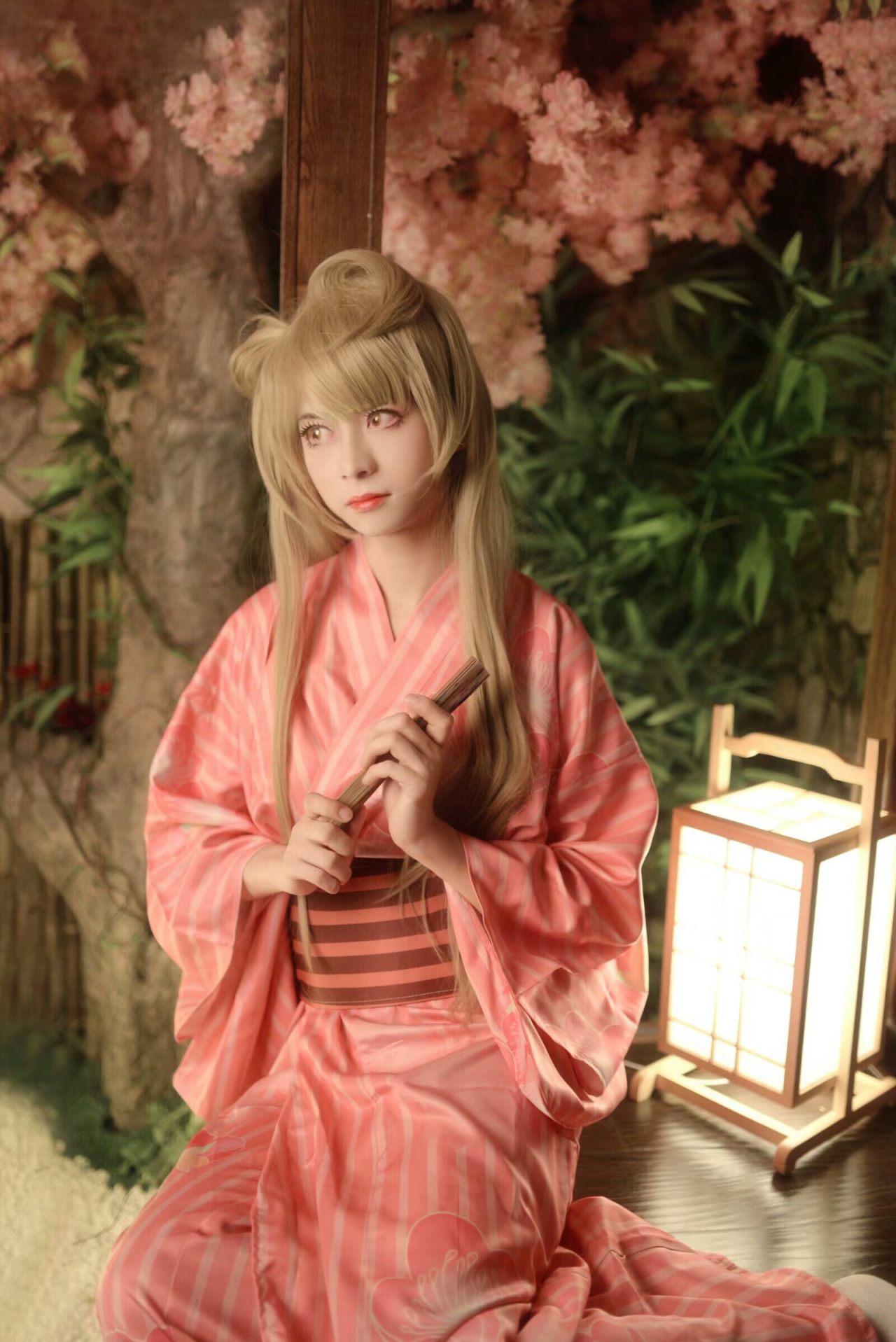 love live 南小鸟浴衣cosplay