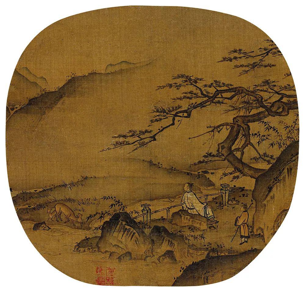 佚名 山水团扇▲宋代 牧牛图▲宋人集绘 草虫瓜实宋代以后,画家更是