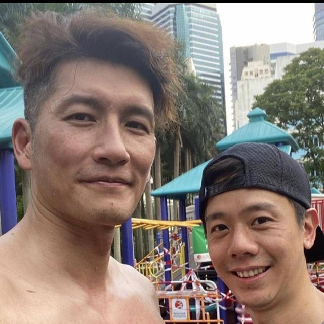 tvb不老型男袁文杰也是圈中运动达人之一.