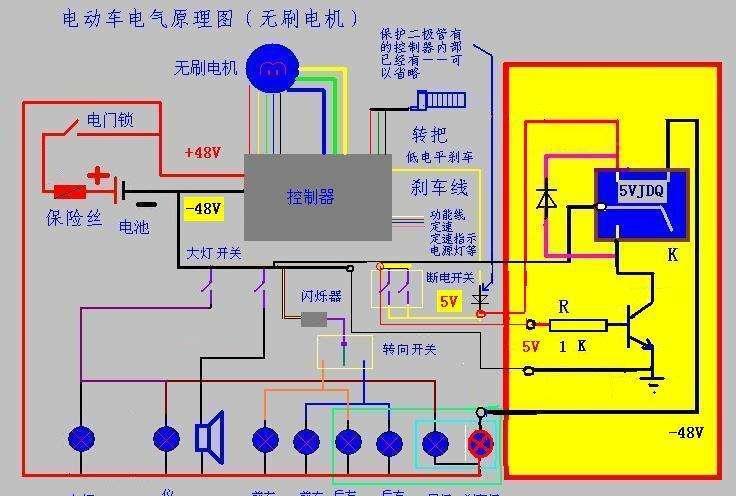 电路知识即可,电动车维修很多都是电路接线问题,比如照明灯,刹车灯