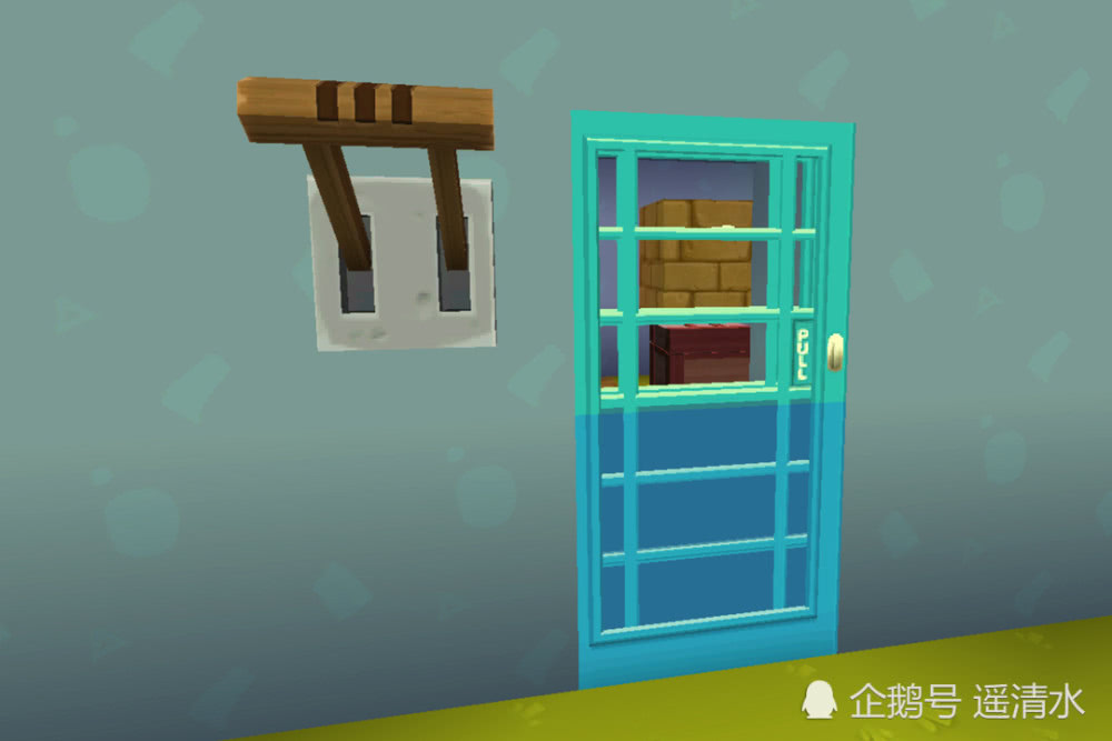 迷你世界开关门隐藏保险库躲在屋里数钻石