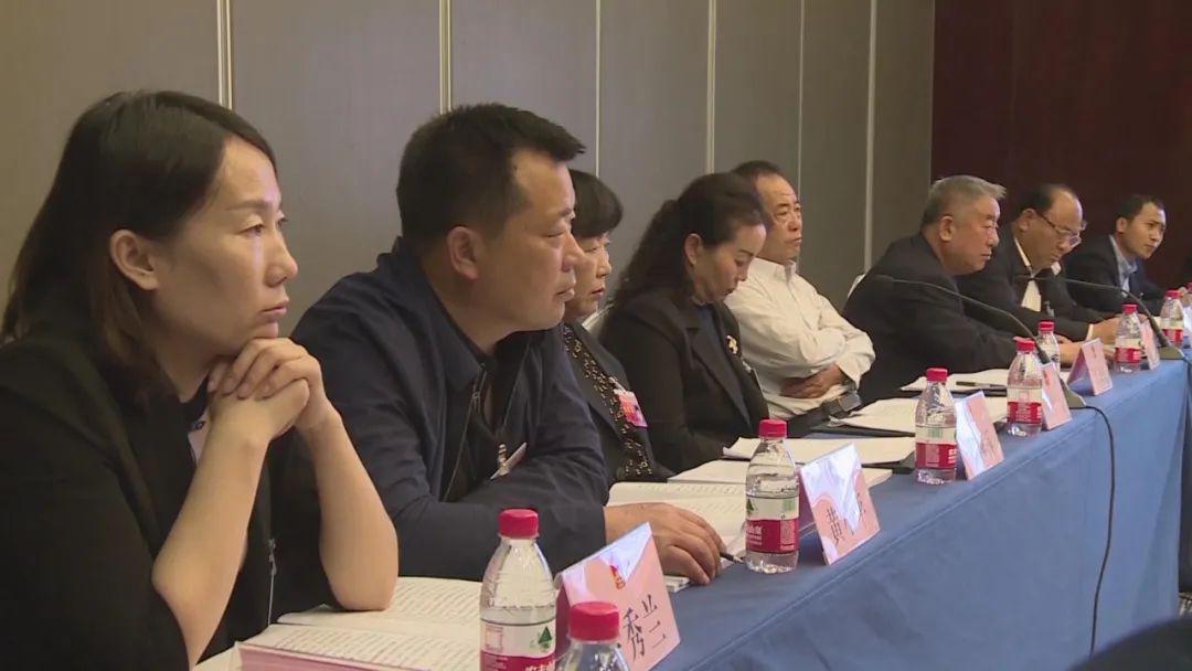 参加延安市五届人大五次会议的我市人大代表团审议延安市政府工作报告