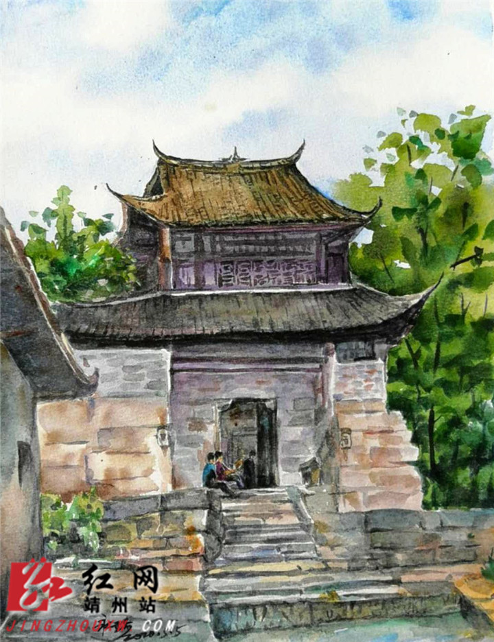 "写生中国"走进靖州林源古寨绘美景
