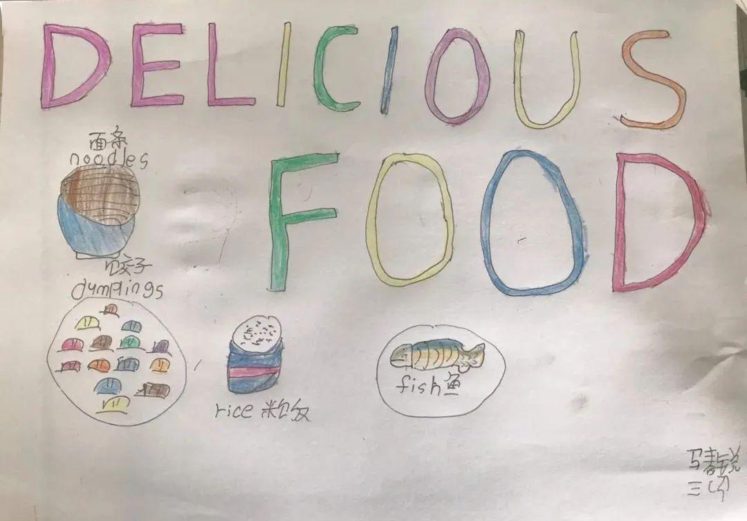 英语垃圾食品手抄报图片