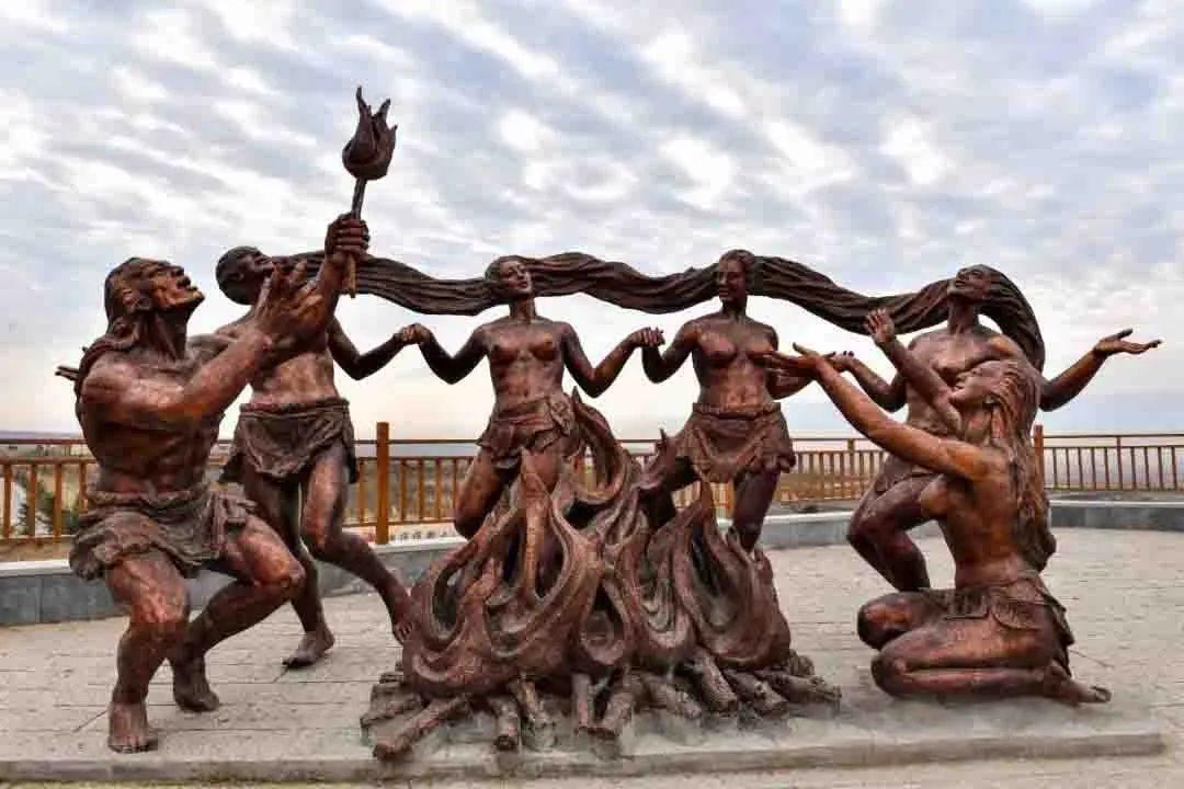 西侯度文化遗址雕塑文化介绍中国华北地区的旧石器时代早期文化.