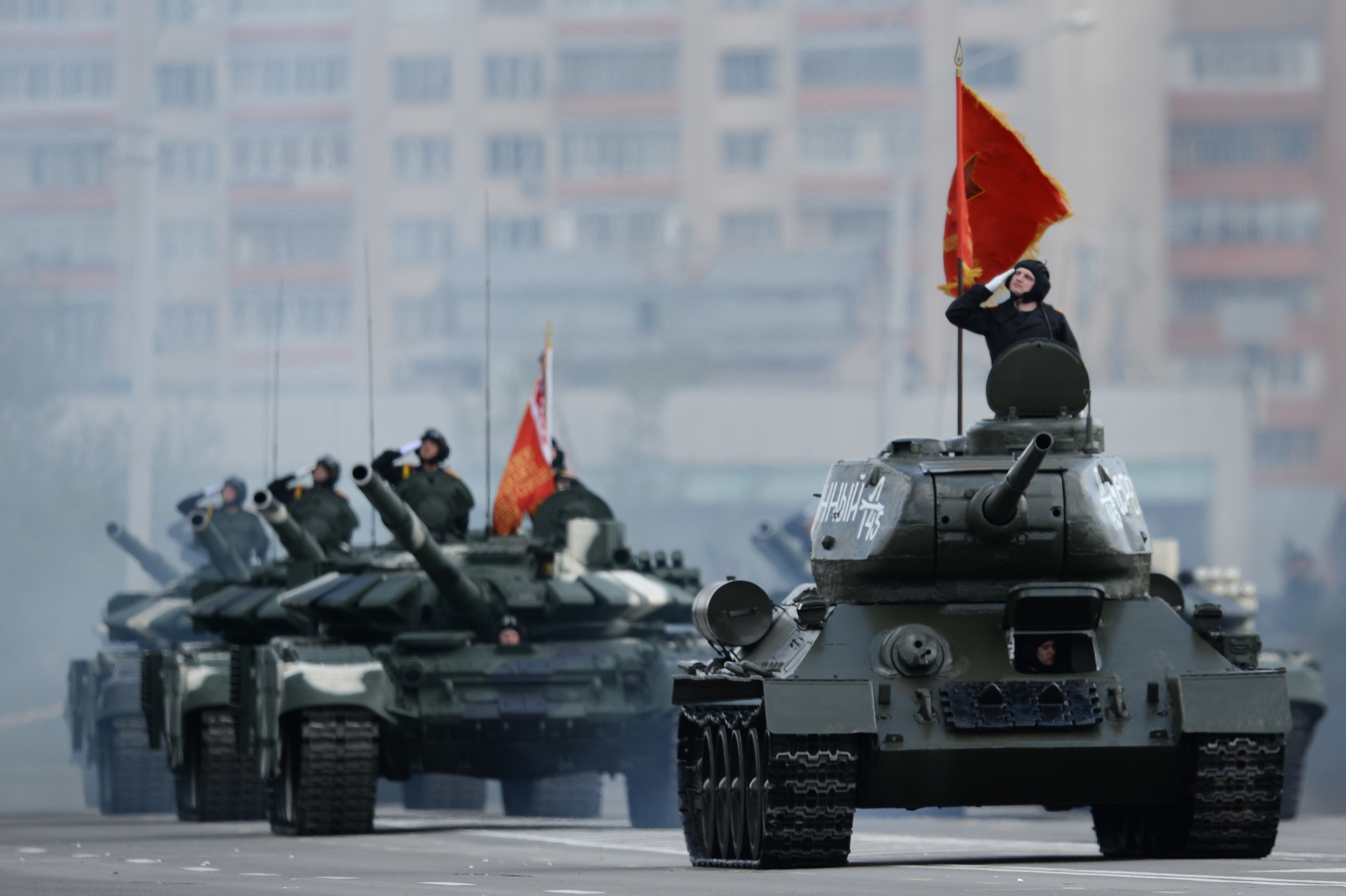 白俄罗斯纪念卫国战争胜利75周年