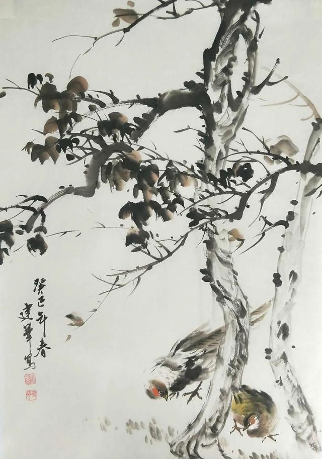 杨建华|花鸟,山水作品欣赏