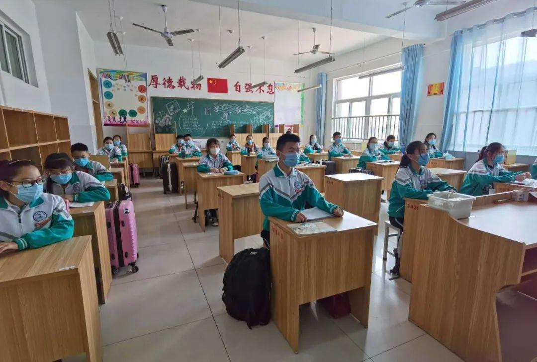 开学啦直击陵城区第七中学复学现场