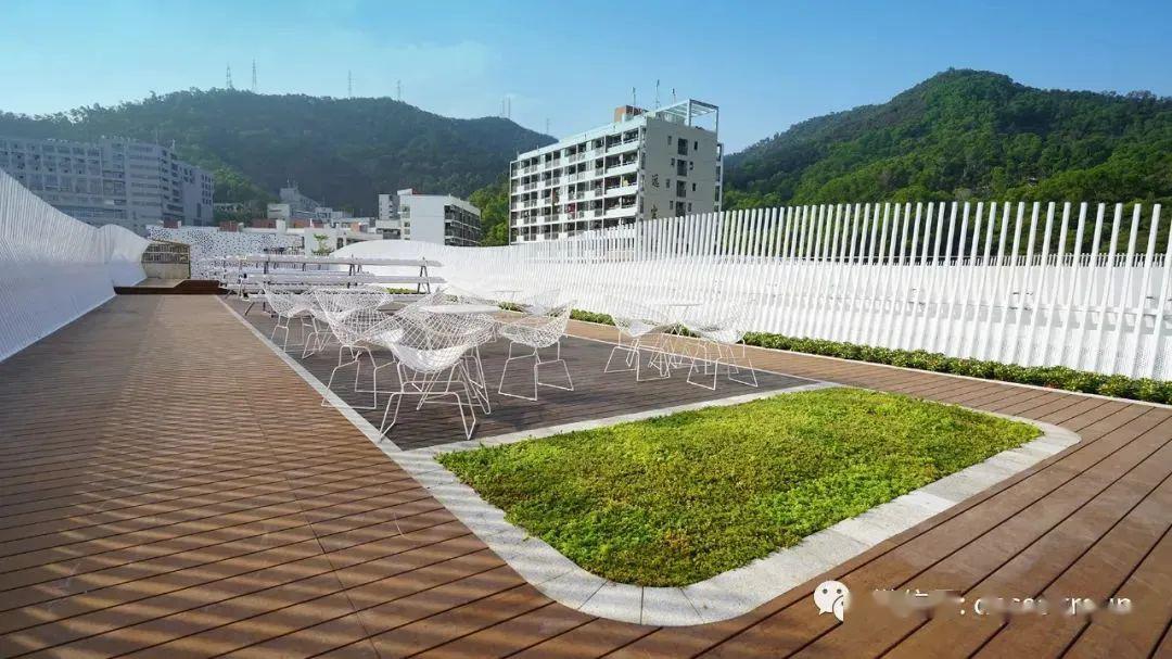 大庄深圳最具人气中学打造不一样的屋顶