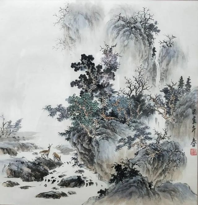 杨建华|花鸟,山水作品欣赏