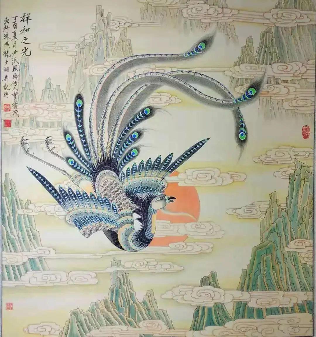 凤画的历史非常悠久,形成典型"凤画"于明初,以其