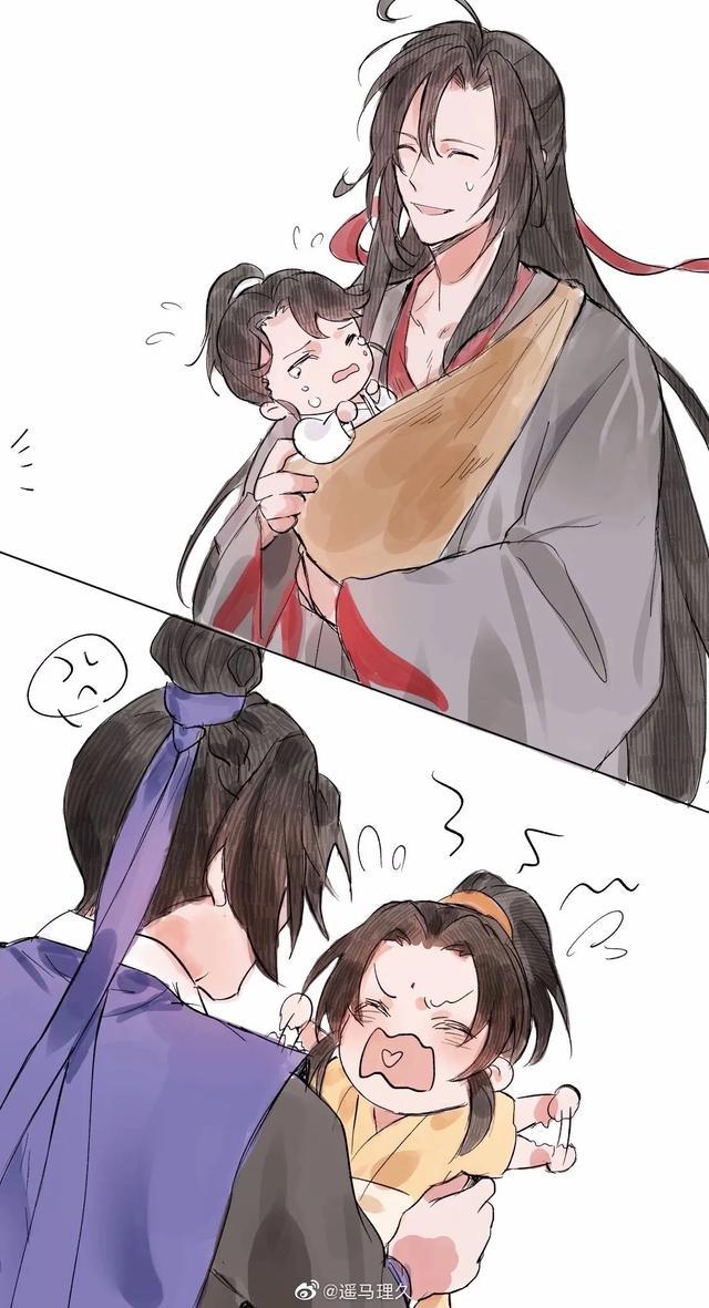 魔道祖师生孩子漫画图片