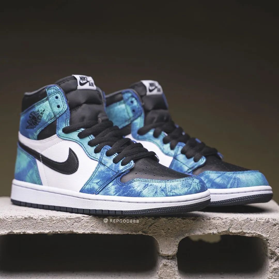 6月必抢球鞋扎染aj1上脚美图抢先看