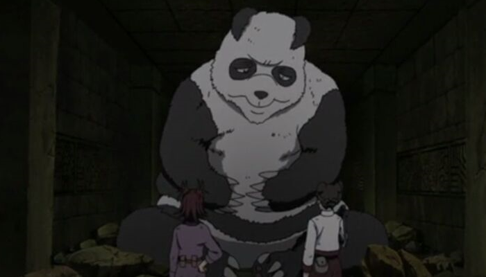 对于紫阳花来说,熊猫也可变通灵兽