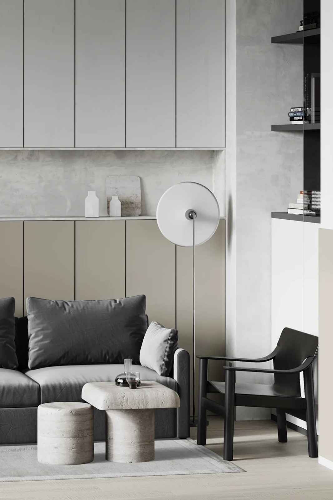 在一起▲配色方案给人一种低调沉稳的绅士感整个色调以高级灰为主由