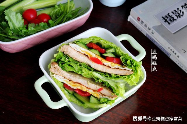 原创关晓彤减肥餐蔬菜三明治高营养低热量难怪明星吃不胖