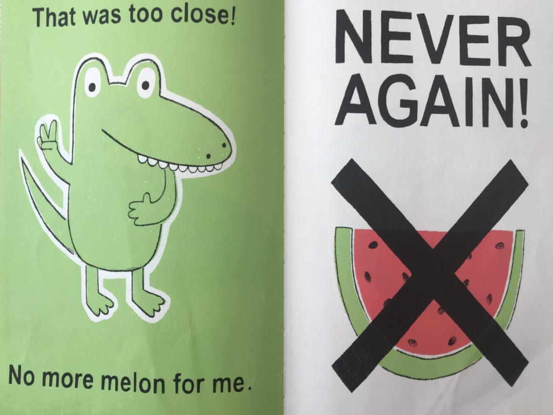 绘本赏读i just swallowed a watermelon seed.oh no!