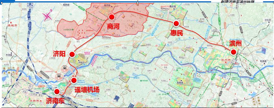 济滨高铁最新进展预计下月可研批复网传商河站设在这个位置