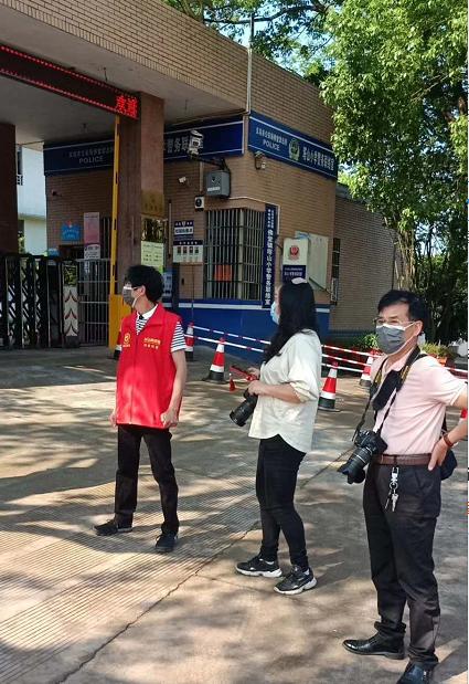 原创浙江义乌市义星社义南分会与康顺公司给塔山小学捐赠爱心防疫物资