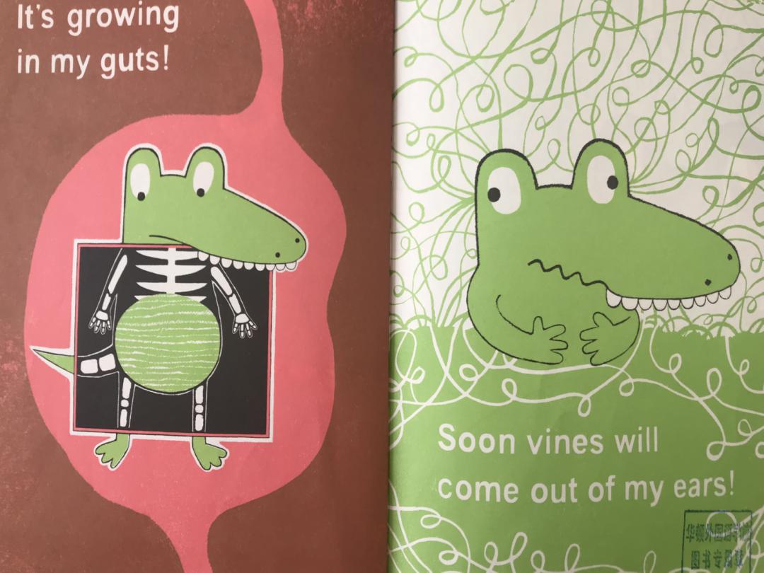 绘本赏读i just swallowed a watermelon seed.oh no!