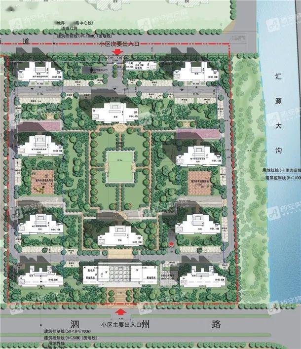 汴河小镇四期--雅丰苑效果图!规划948户,共10栋住宅及配套!