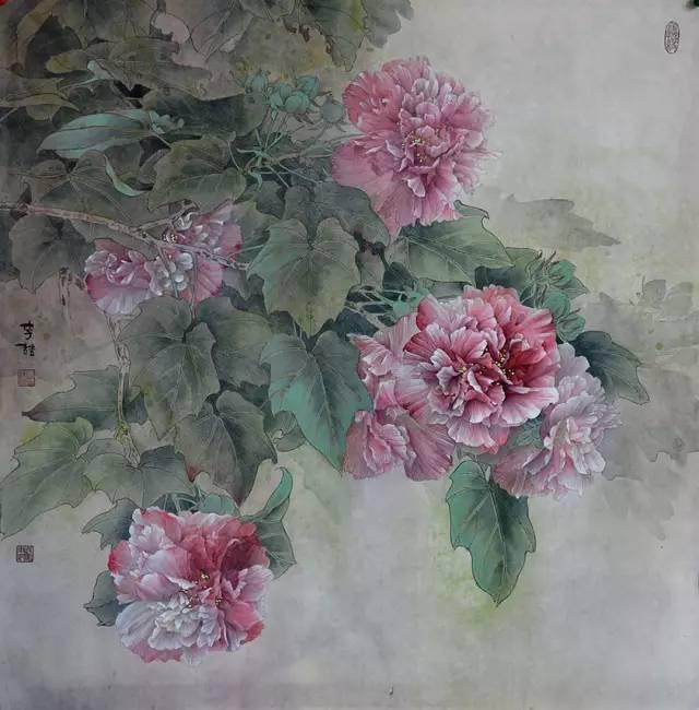 这些作品色彩浓重艳丽格调朴实雅致难得一见的好画