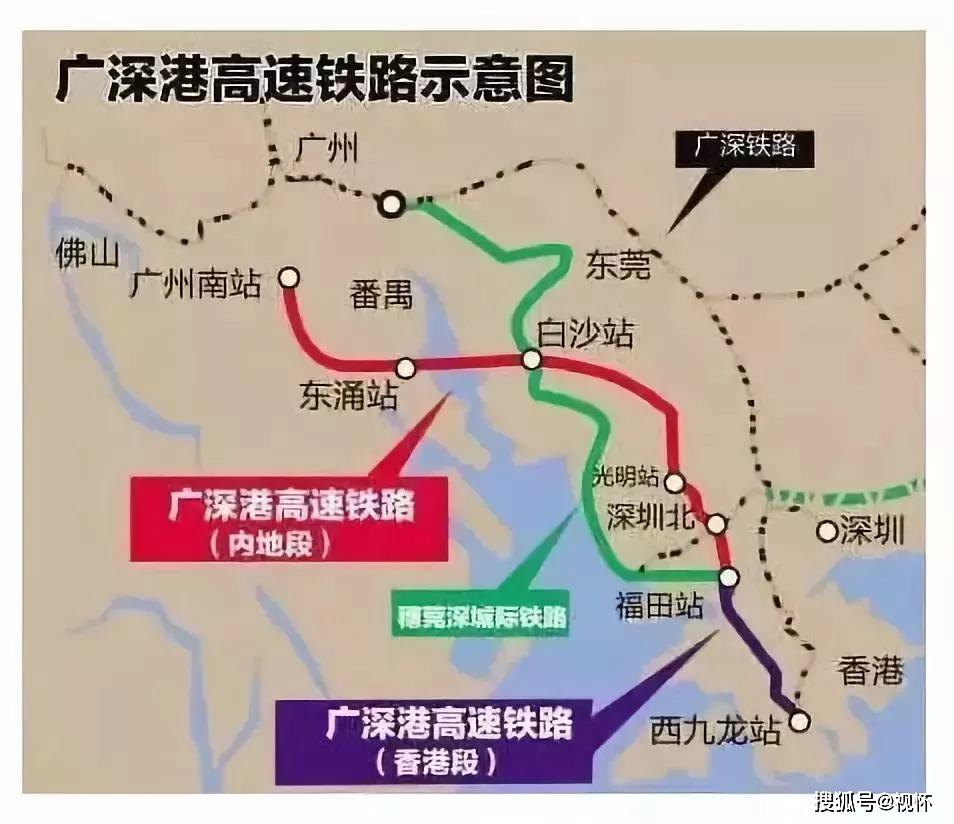 东莞,惠州高铁平分秋色:深圳北上湖南,江西必经两地_铁路
