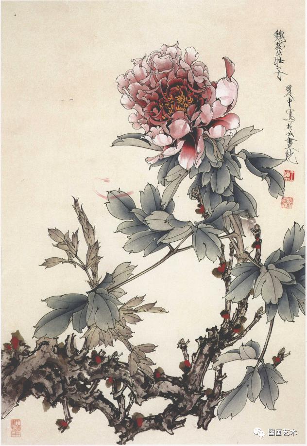 王道中工笔花鸟春意盎然