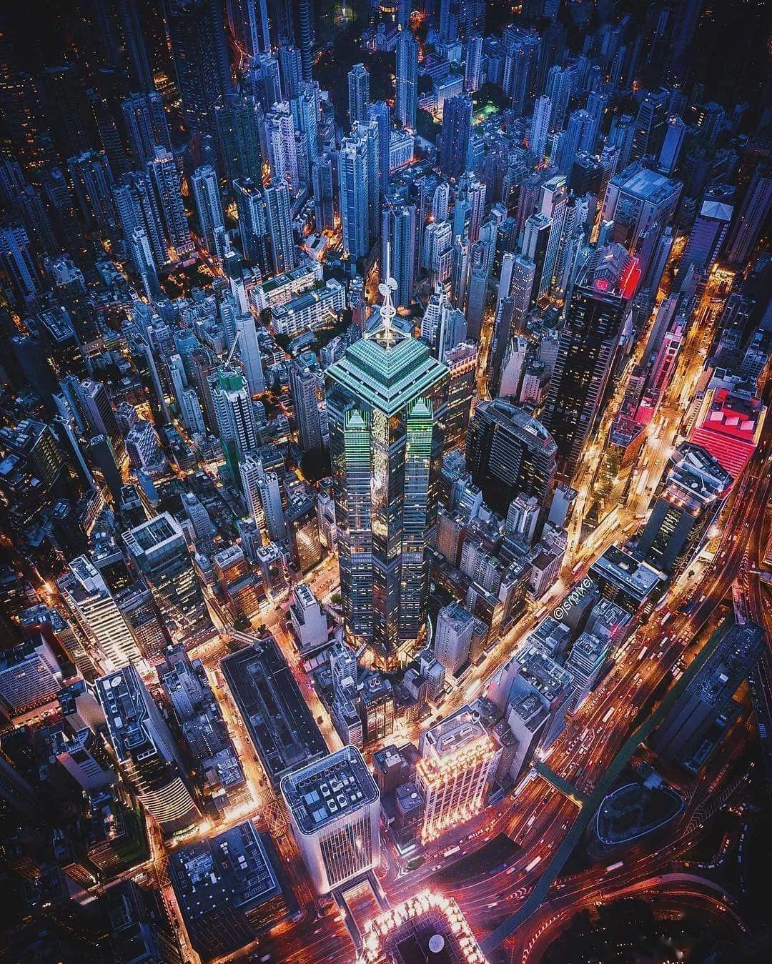 中国八大城市的夜景航拍!看完觉得很自豪!