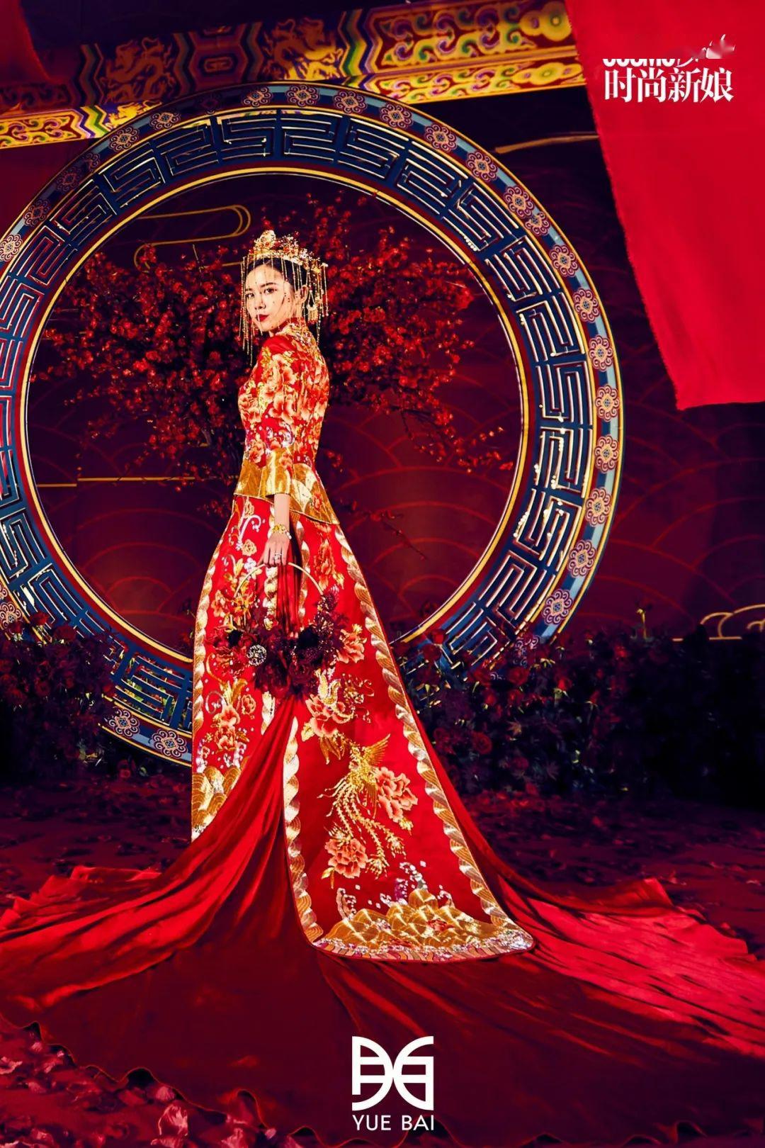 这些中式嫁衣同样美翻天!_新娘