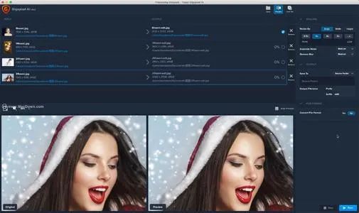 一键去马赛克无损级别的图片放大修复工具