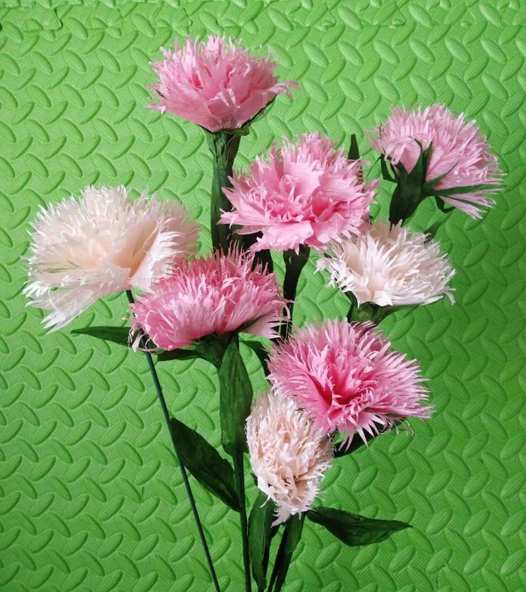 悦读手工坊线上直播预告感恩母亲节手工制作康乃馨