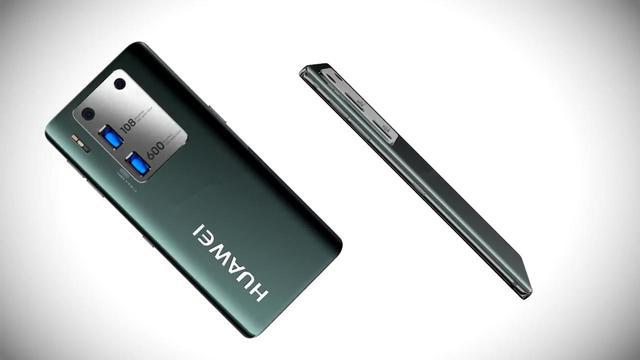 华为p50pro概念图机身四曲面双长焦镜头iphone12不等了