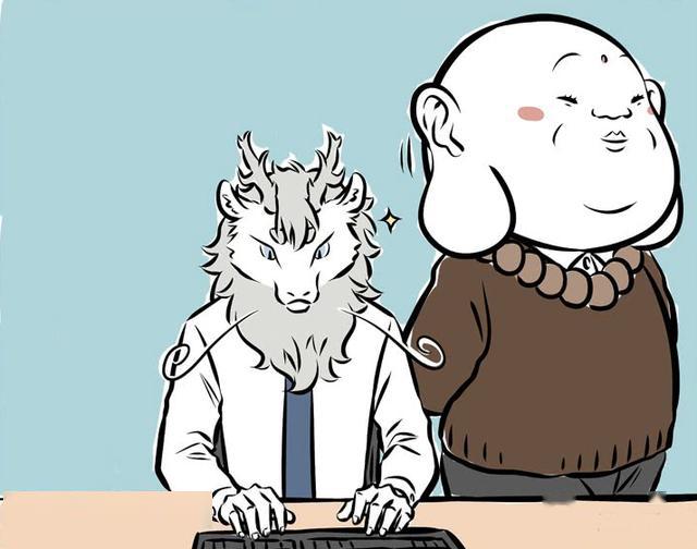 非人哉同样都是工作偷懒九月装得很像敖烈惨遭上司惊吓