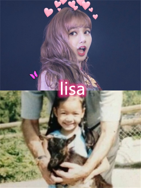 lisa小时候 童年图片