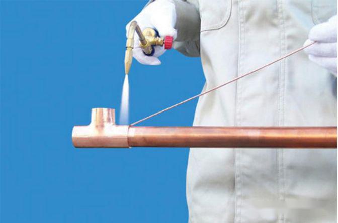 铜管钎焊连接焊缝外观成形好常见问题示例铜管钎焊缝处未清理不锈钢管